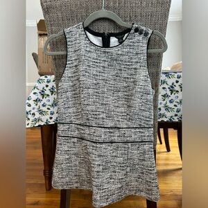 Ready for business in this Ann Taylor Peplum with faux button detail